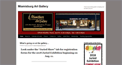 Desktop Screenshot of miamisburgartgallery.com